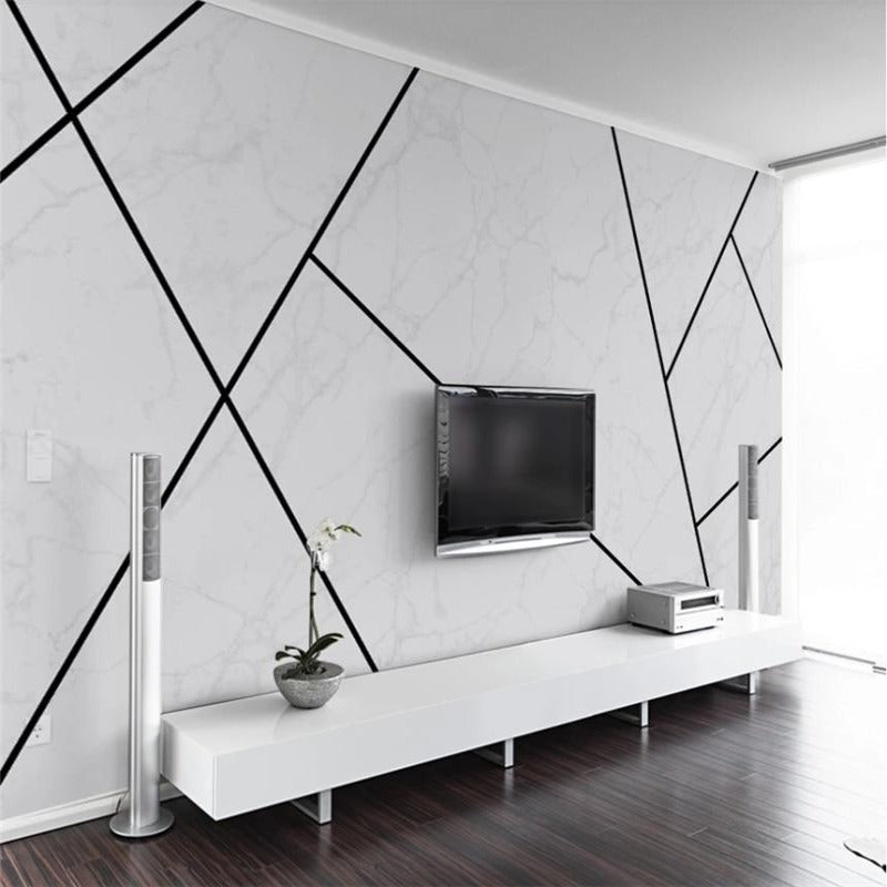 3D Wallpaper Geometric Lines